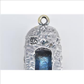 Sterling Silver Two Tone Gold Plated Mezuzah Jewish Faith