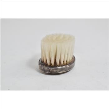 Sterling Silver Victorian Monogram Oval Hair Brush