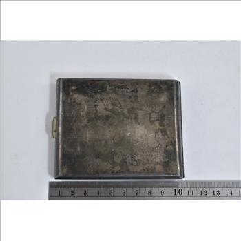 Sterling Silver Vintage German Classic Cigarette Case