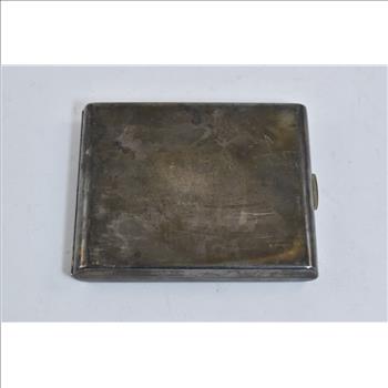 Sterling Silver Vintage German Classic Cigarette Case