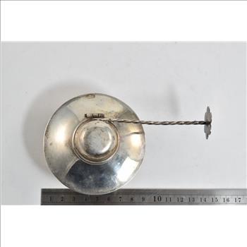 Sterling Silver Vintage Oil Lamp Lantern Light