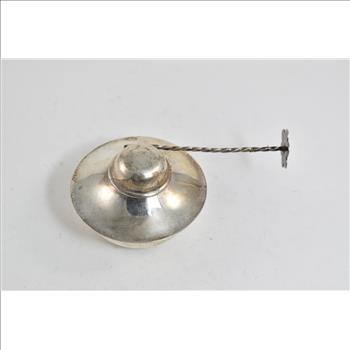 Sterling Silver Vintage Oil Lamp Lantern Light