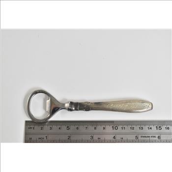 Sterling Silver Vintage Ornate Classic Bottle Opener
