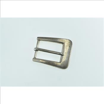 Sterling Silver Vintage Simple Classic Plain Belt Buckle
