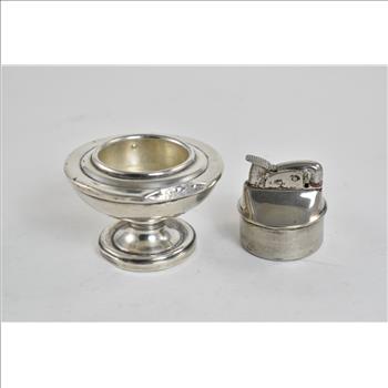 Sterling Silver Vintage Sterling by Hallmark Kent Weighted Table Lighter