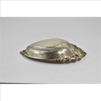 Sterling Silver Wallace Sterling Ornate Heart Trinket Ring Bowl