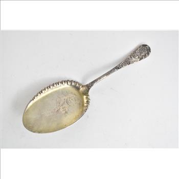 Sterling Silver Wood & Hughes Louvre Pattern Ice Cream Server