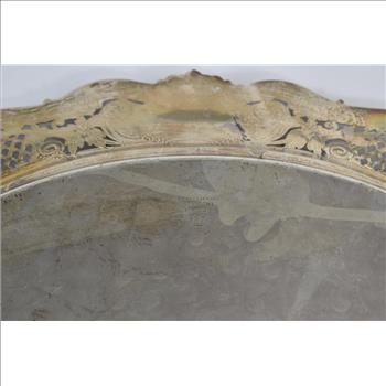 Sterling Silver Wright Kay & Co. H M S Monogram Platter