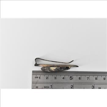 Sterling Silver Yacht Boat Vintage Nautical Motif Tie Bar