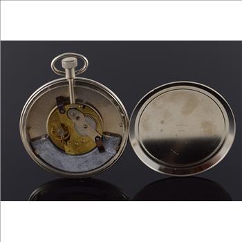 Vintage Endura Time Model 540 90mm Case Mechanical Oversized Pocket Watch