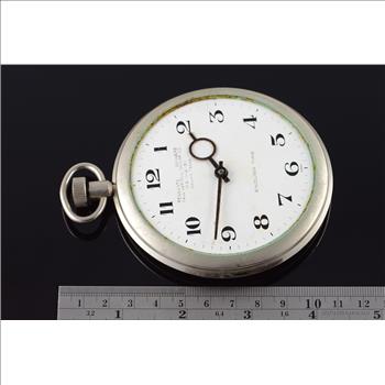 Vintage Endura Time Model 540 90mm Case Mechanical Oversized Pocket Watch