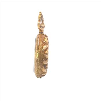 Waltham Ornate A W Co Floral Vintage Pocket Watch