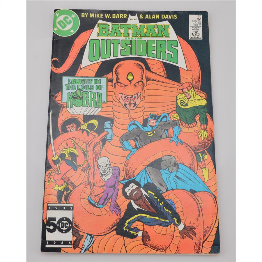 Batman And The Outsiders Caught In The Coils Of Kobra DC Comics #26 ...