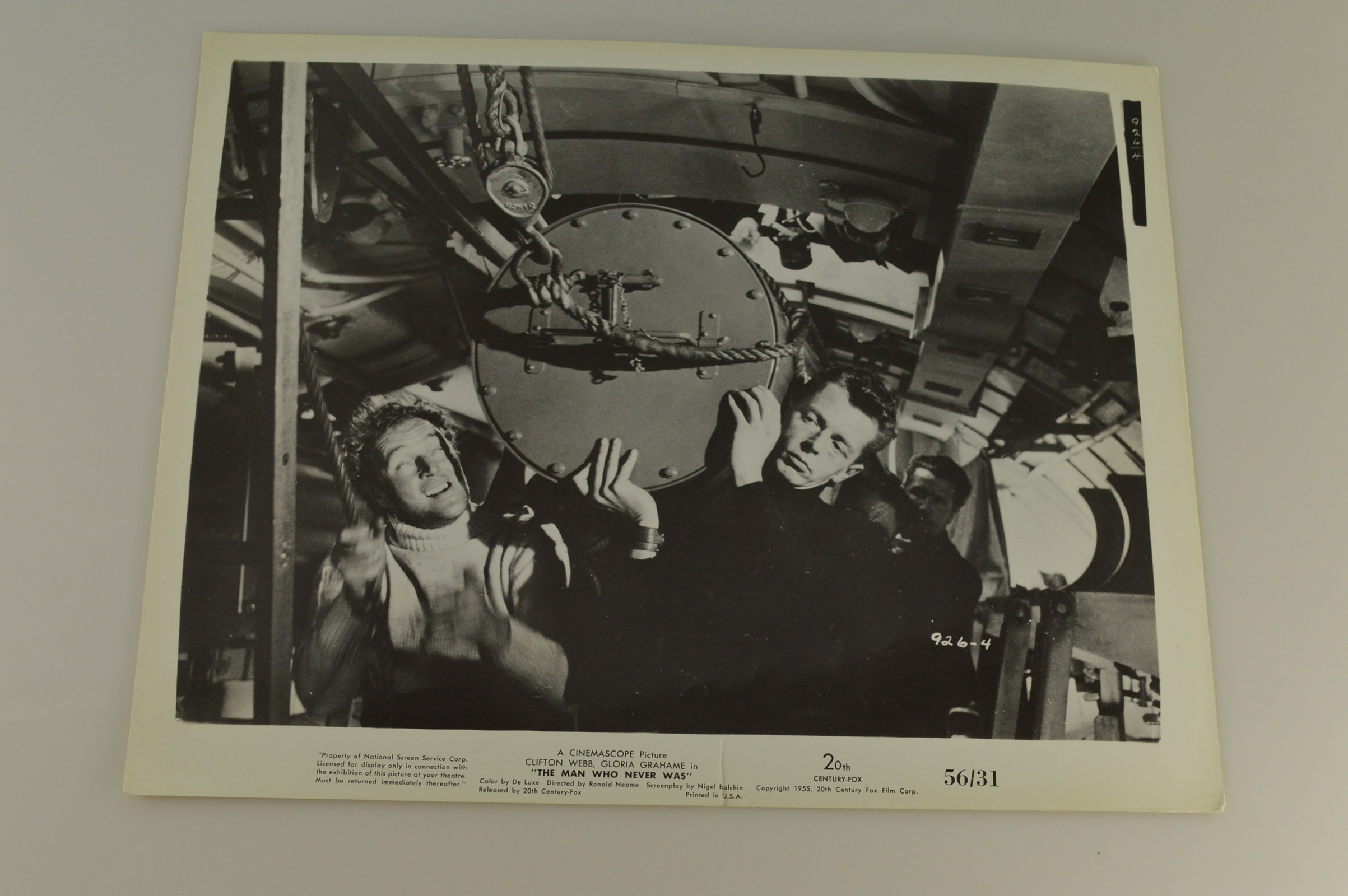 Original Vintage Movie Memorabilia 1955 "The Man Who Never Was" 8X10