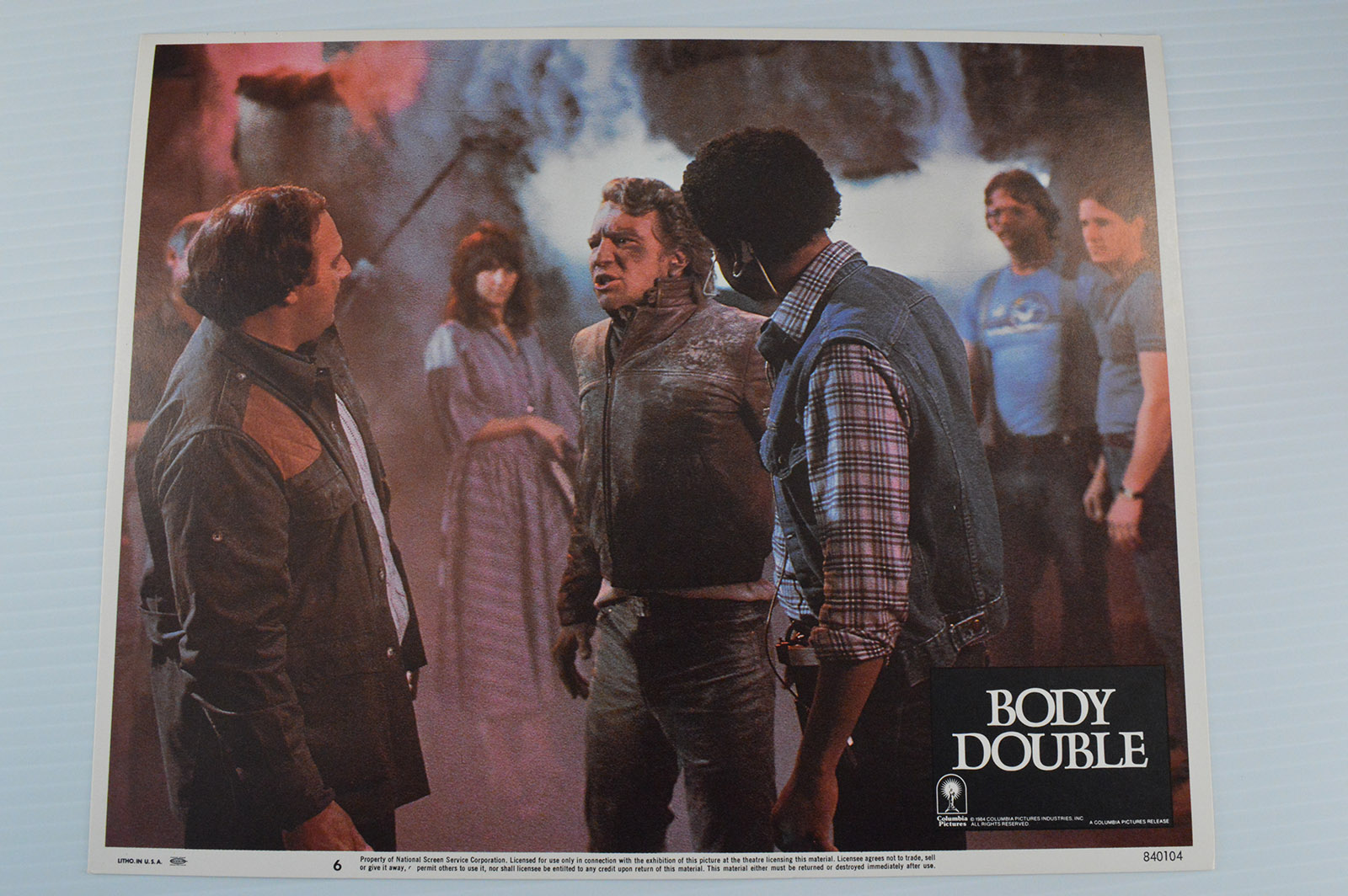 Original Vintage Movie Memorabilia "Body Double" 11X14 Lobby Card