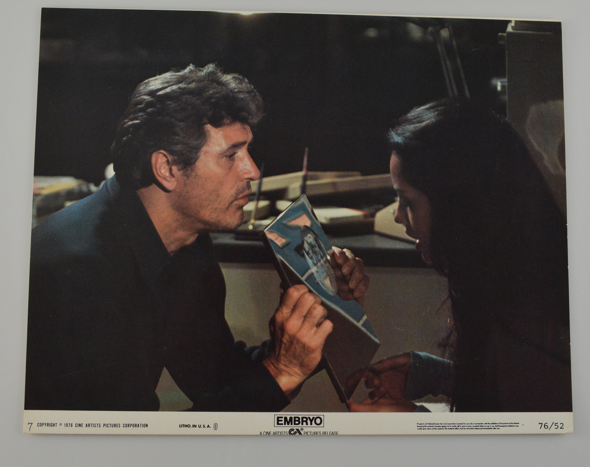 Original Vintage Movie Memorabilia "Embryo" 8X10 Lobby Card Property Room
