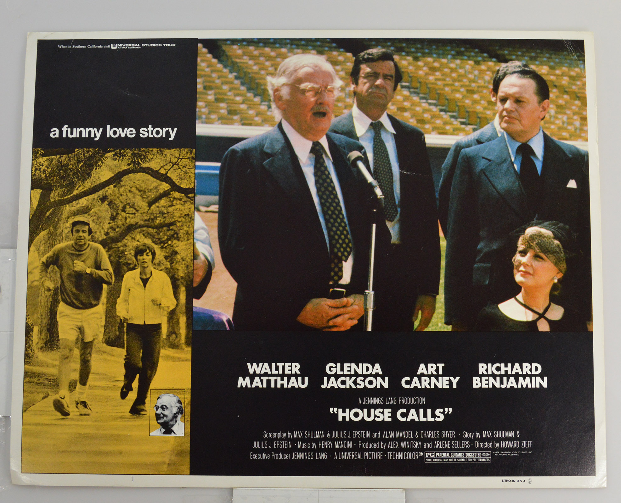 Original Vintage Movie Memorabilia "House Calls" 11X14 Lobby Card