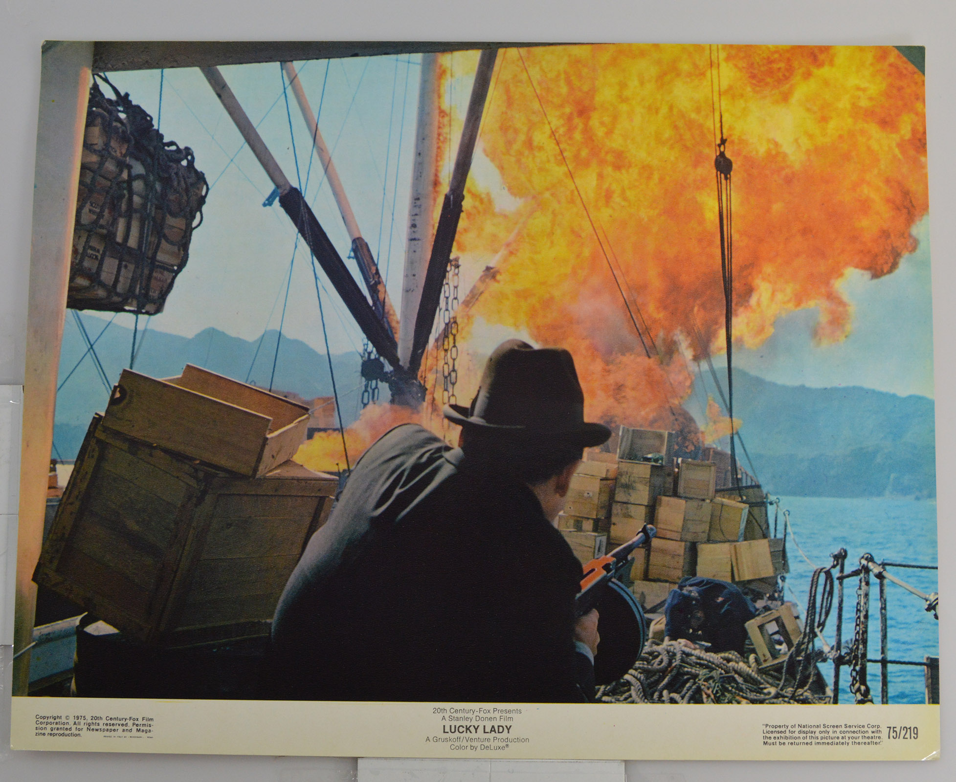 Original Vintage Movie Memorabilia "Lucky Lady" 11X14 Lobby Card