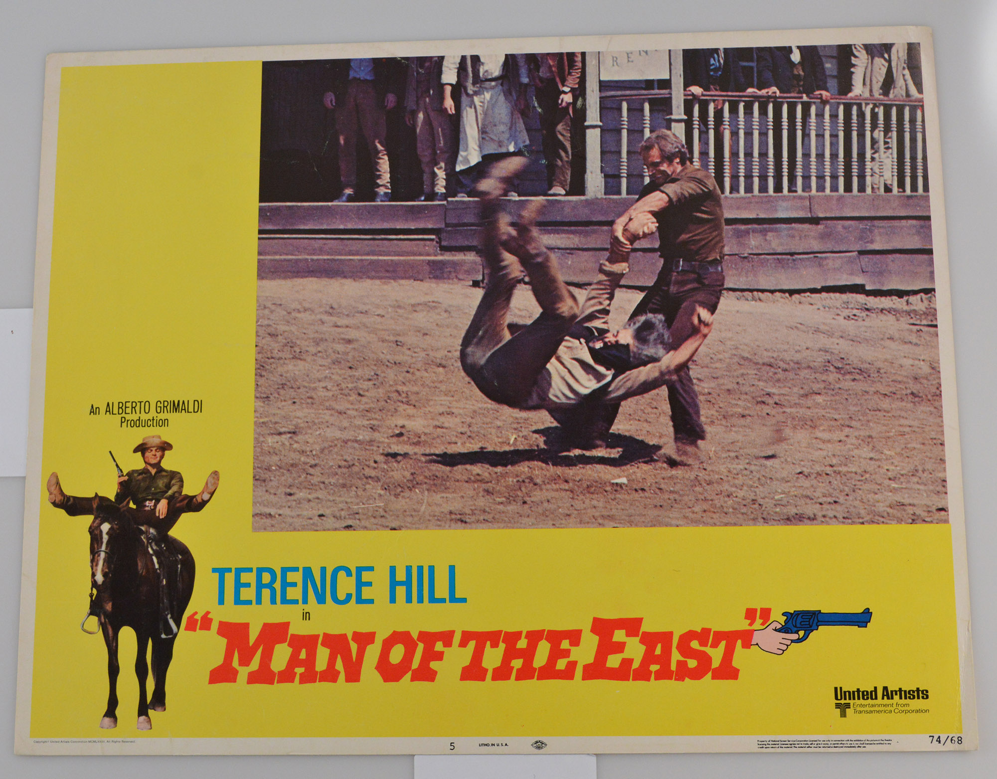 Original Vintage Movie Memorabilia "Man Of The East" 11X14 Lobby Card