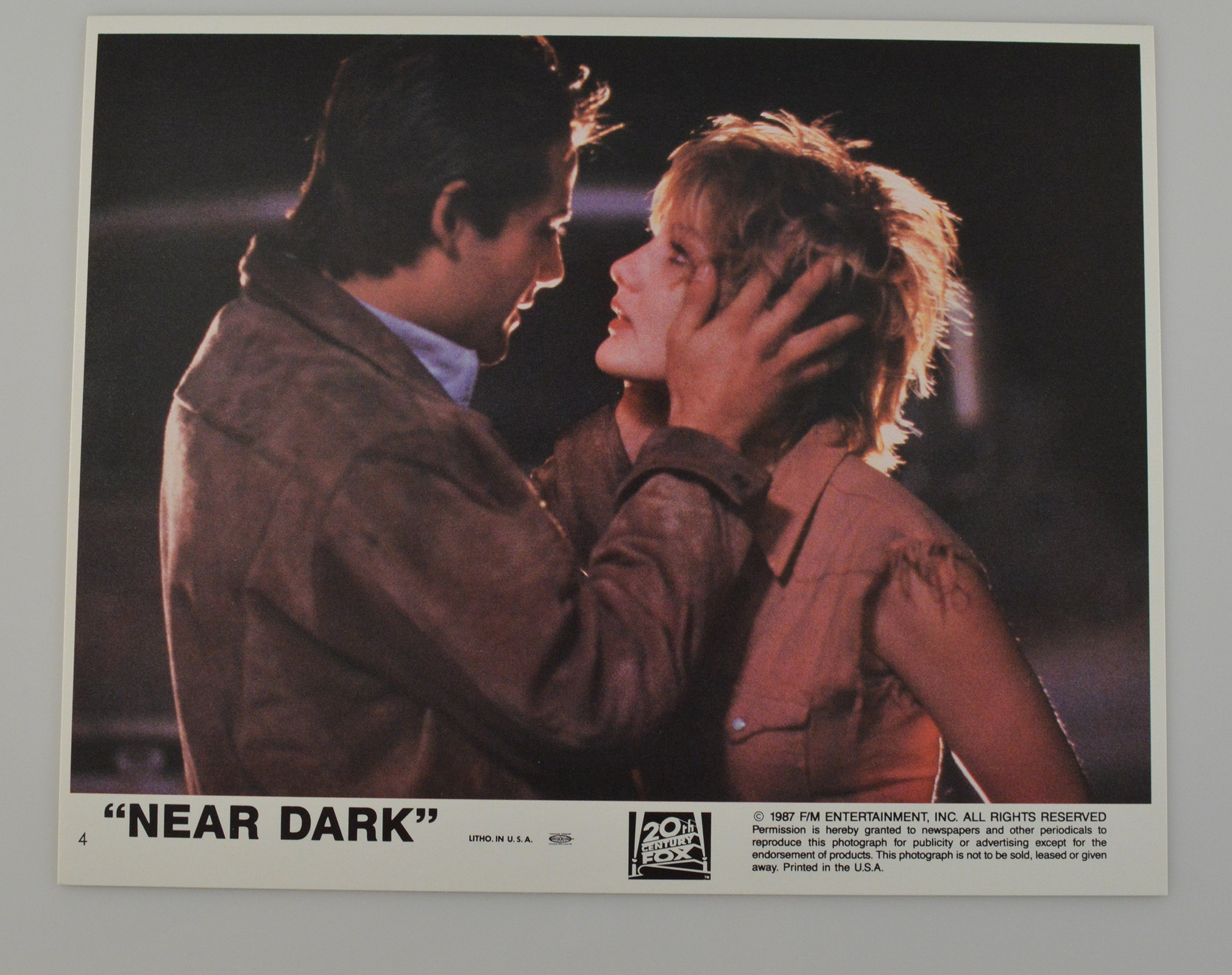 Original Vintage Movie Memorabilia "Near Dark" 8X10 Lobby Card