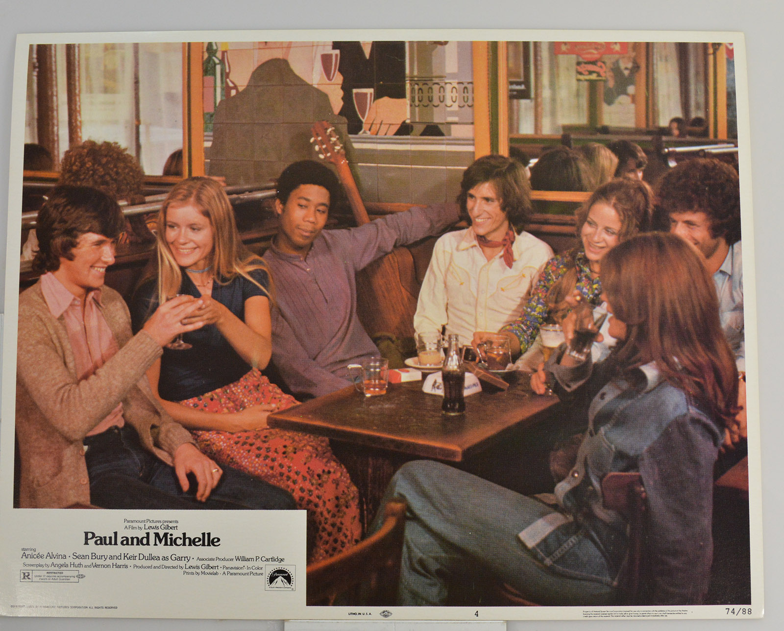 Original Vintage Movie Memorabilia "Paul and Michelle" 11X14 Lobby Card