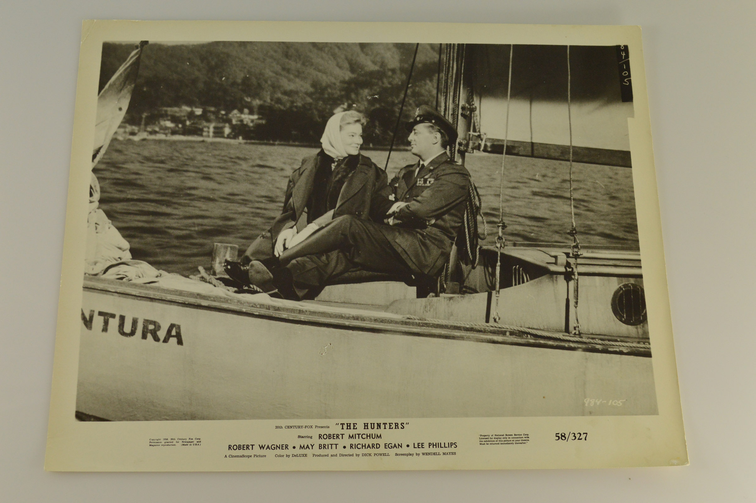 Original Vintage Movie Memorabilia "The Hunters" 8X10 Lobby Card