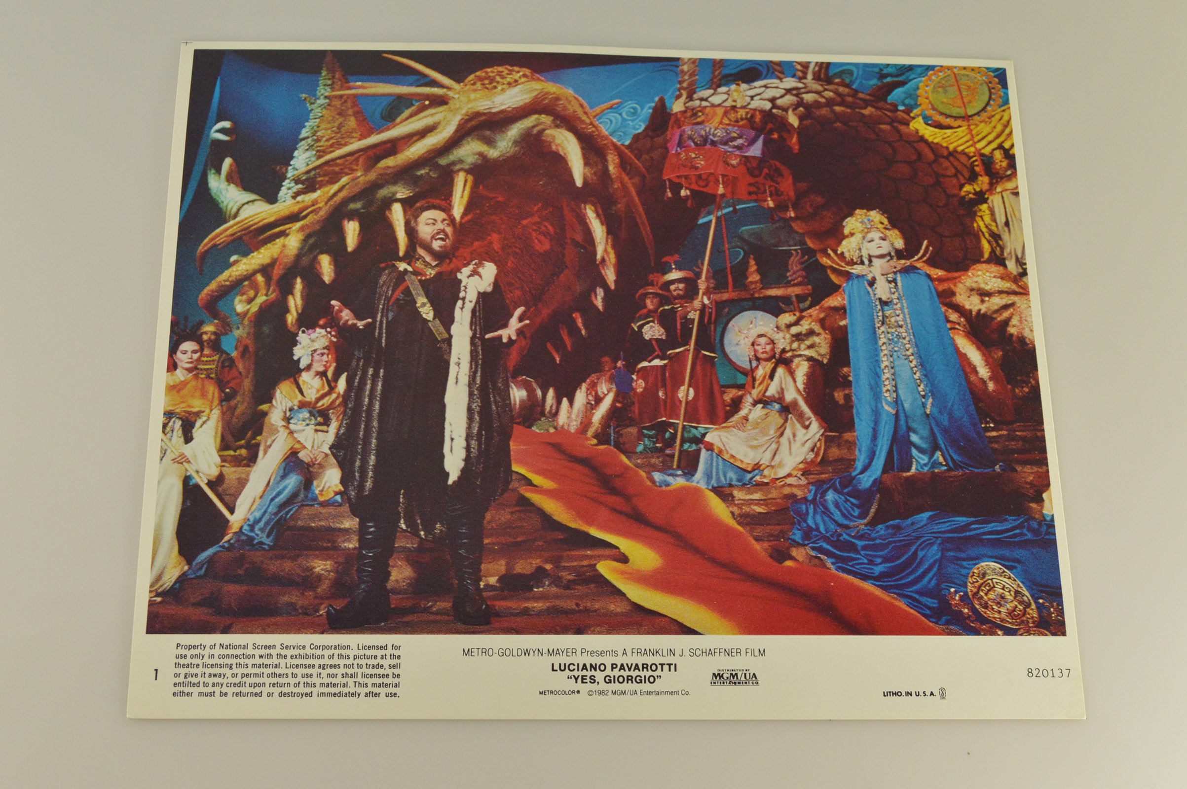 Original Vintage Movie Memorabilia "Yes, 8X10 Lobby Card