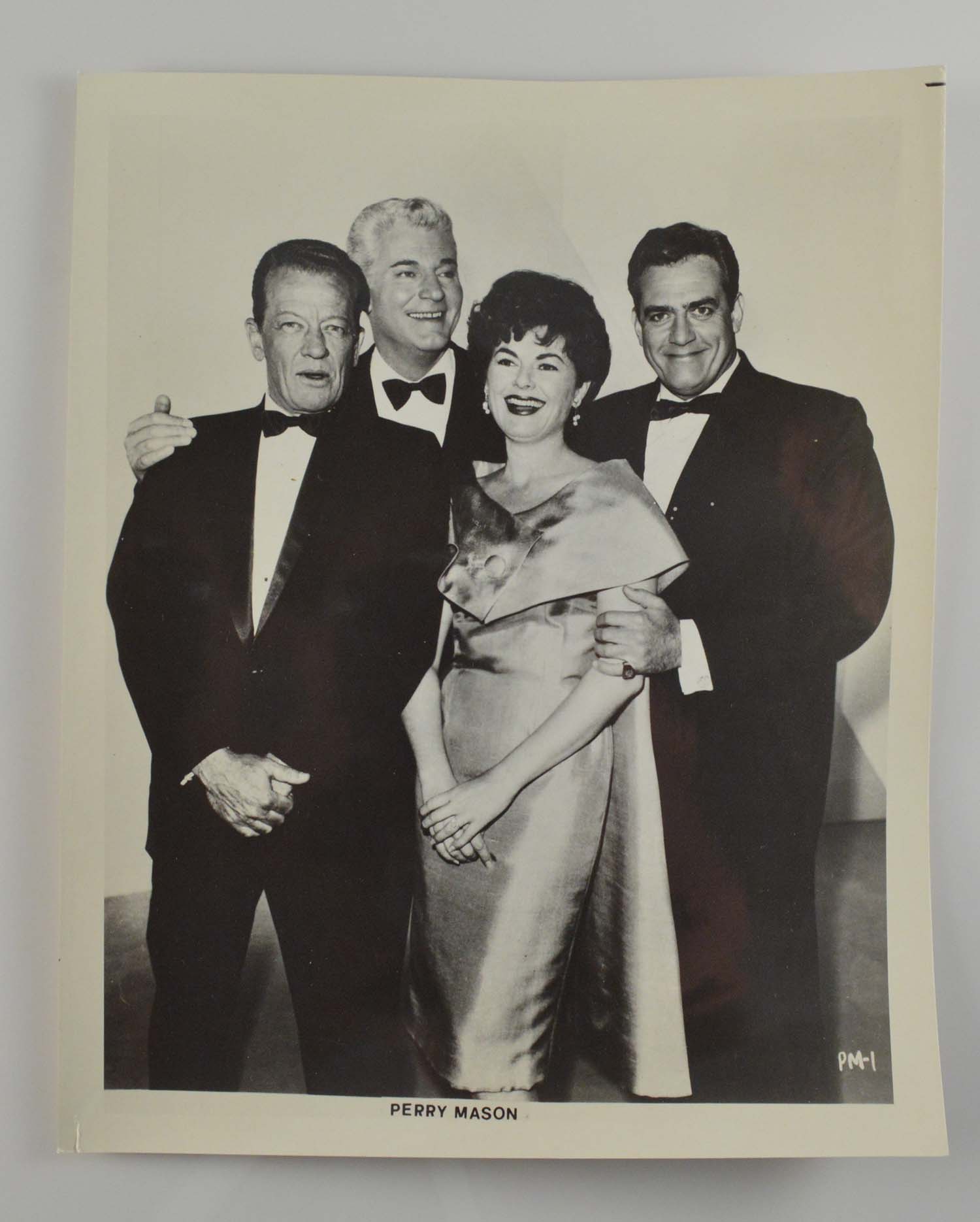 Original Vintage Television Memorabilia "Perry Mason" 8X10 Photograph