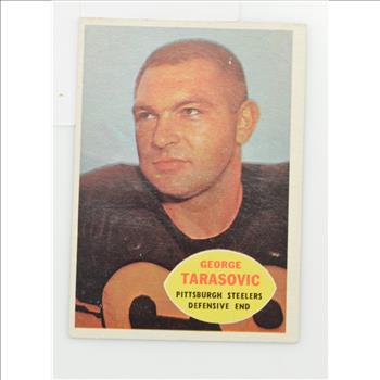 1960 George Tarasovic Pittsburgh Steelers Topps #100 Football Card