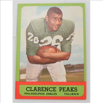 1963 Clarence Peaks Philadelphia Eagles Topps #113 Football Card