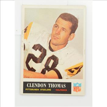 1965 Clendon Thomas Steelers Philadelphia #153 Football Card