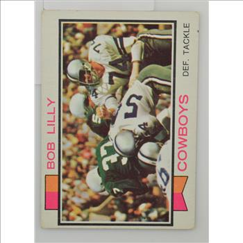 1973 Bob Lilly Cowboys Topps #450 Football Card
