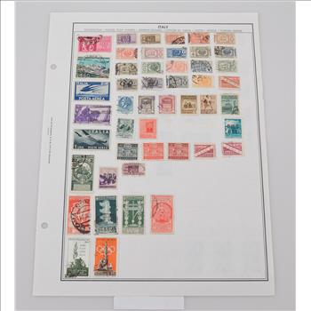 2 Sheet of very old World Stamps - Amazing History 1 Page Front/Back