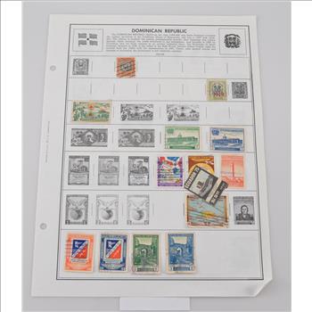 2 Sheet of very old World Stamps - Amazing History 1 Page Front/Back