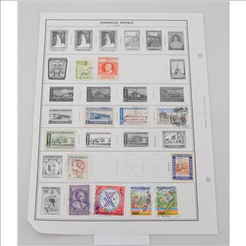 2 Sheet of very old World Stamps - Amazing History 1 Page Front/Back