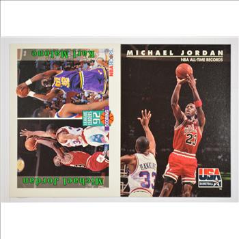 *$5 S&H* Lot of 2 Different Michael JORDAN - Chicago Bulls - Tough Cards