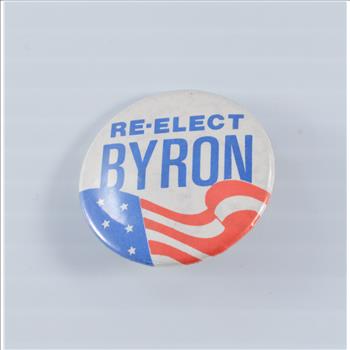 Re-Elect Byron Campaign Button