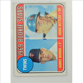 1969 Twins Rookie Stars Danny Morris and Craig Nettles Topps #99