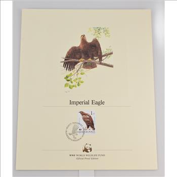 Beautiful Lithograph with Stamp - Would look great in a frame