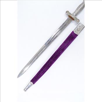 Masonic Ceremonial Sword With Scabbard