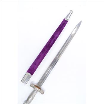 Masonic Ceremonial Sword With Scabbard