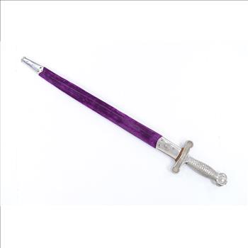 Masonic Ceremonial Sword With Scabbard