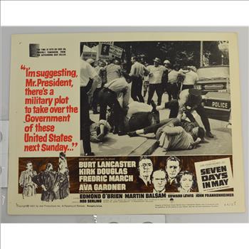 Original Vintage Movie Memorabilia Starring Kirk Douglas and Burt Lancaster 