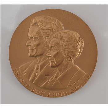 The Rev. Billy and Ruth Graham Commemorative Bronze Medal