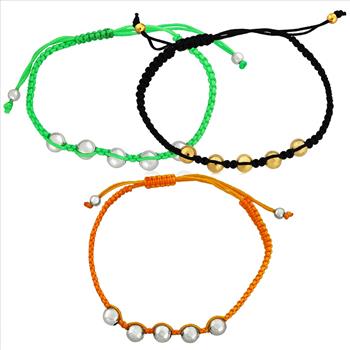 Colorful Macrame Bead Bracelet