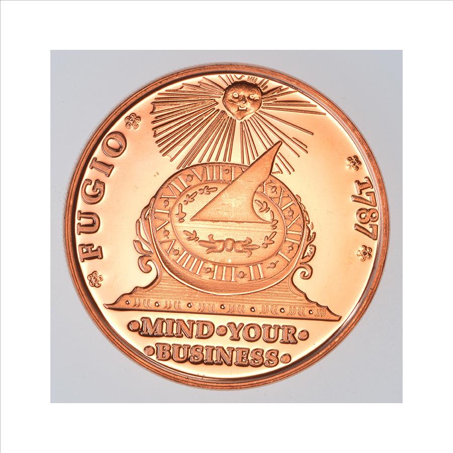 Lot Of 20 – 1 Oz .999 Copper Rounds – Fugio Cent Design – DBMetals – Uncertified
