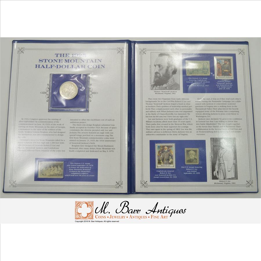 SILVER Coin Set The 1925 Stone Mountain Half-Dollar Coin**** Historic ...
