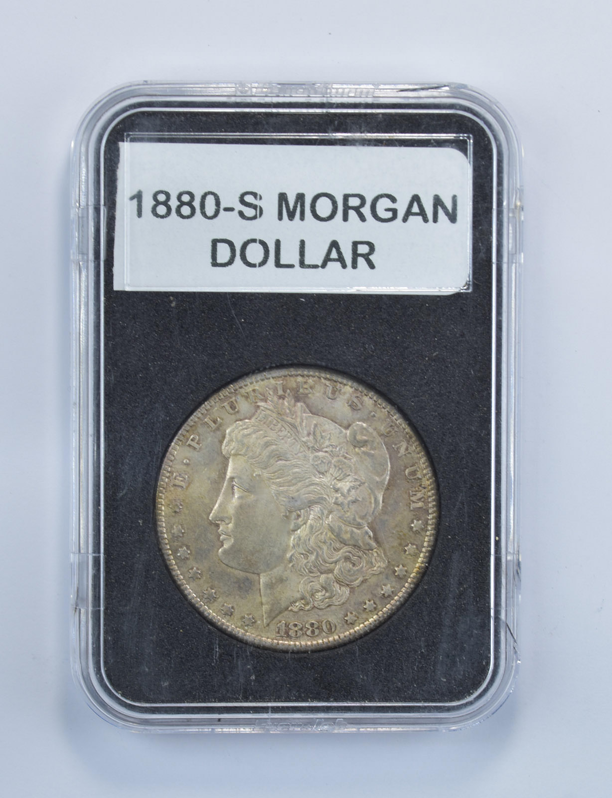 1880S Silver Dollar Fancy Display Holder Property Room