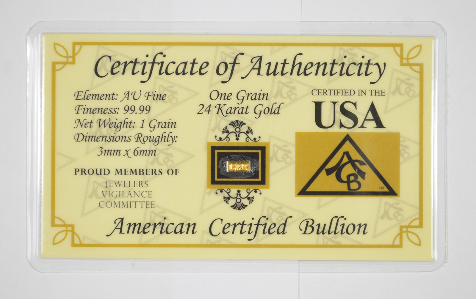 AUTHENTIC BENCHMARK STRATEGIC 1//4 grain 24K GOLD BAR .9999 fine GOLD