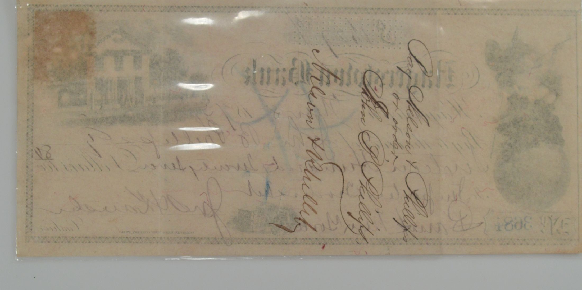1800s Hagerstown Bank Check | Property Room